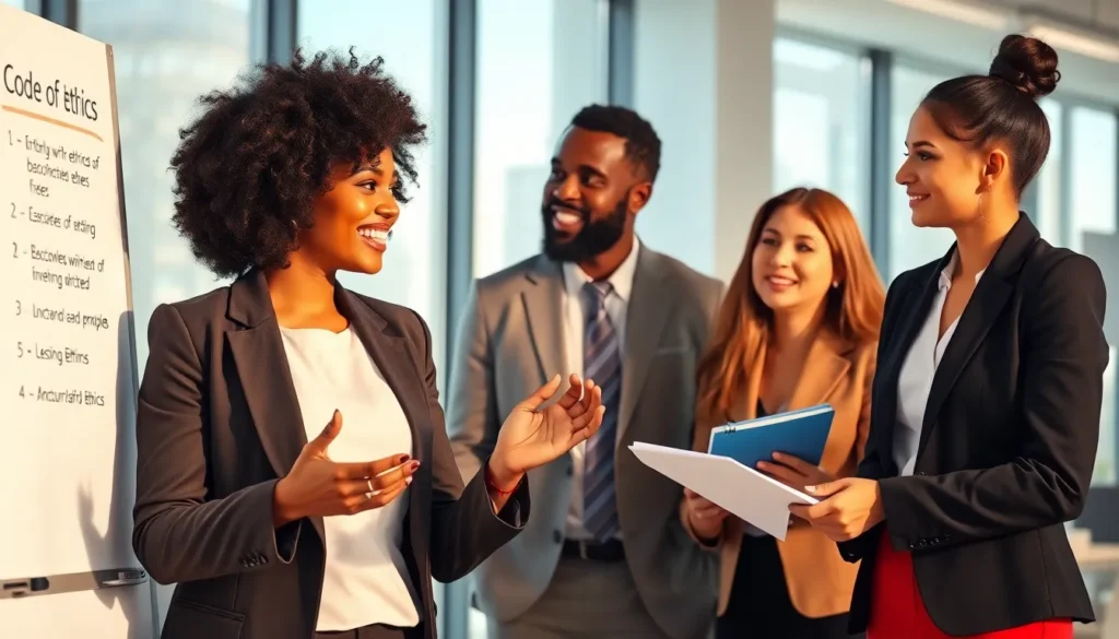 example of code of ethics in business